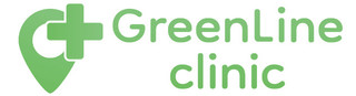 Логотип GreenLine clinic ( ГринЛайн клиник)